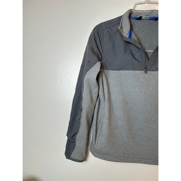 UNDER ARMOUR Unisex Youth Gray Fleece Quarter Zip Jacket / Size: Youth Large - Picture 5 of 9